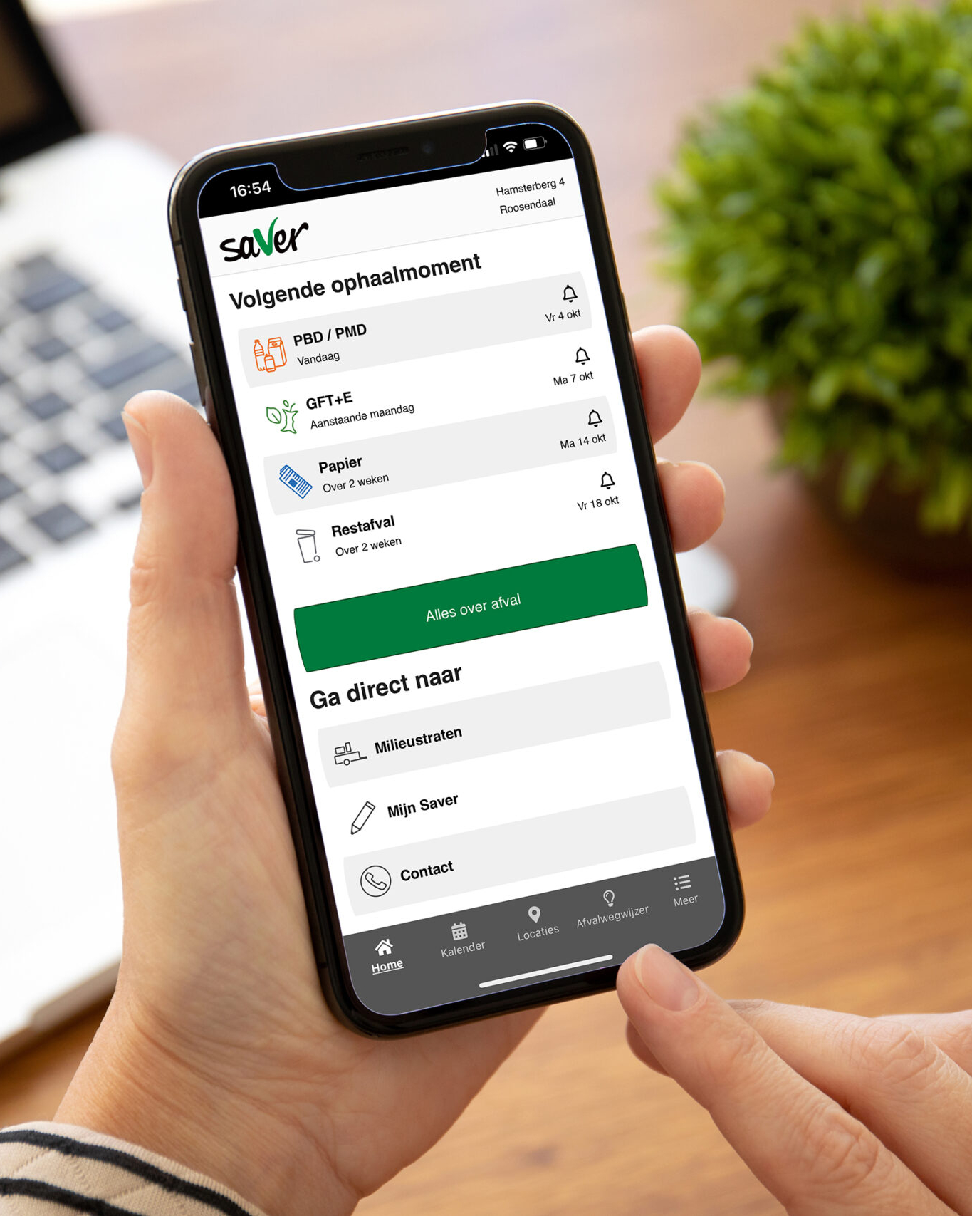 Afval app iOS en Android