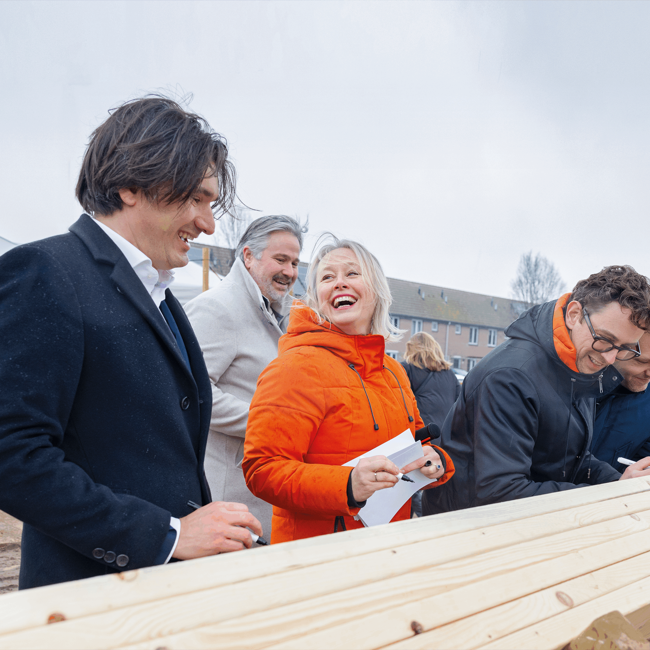 Bouwfeest Elan Wonen project Pasteur