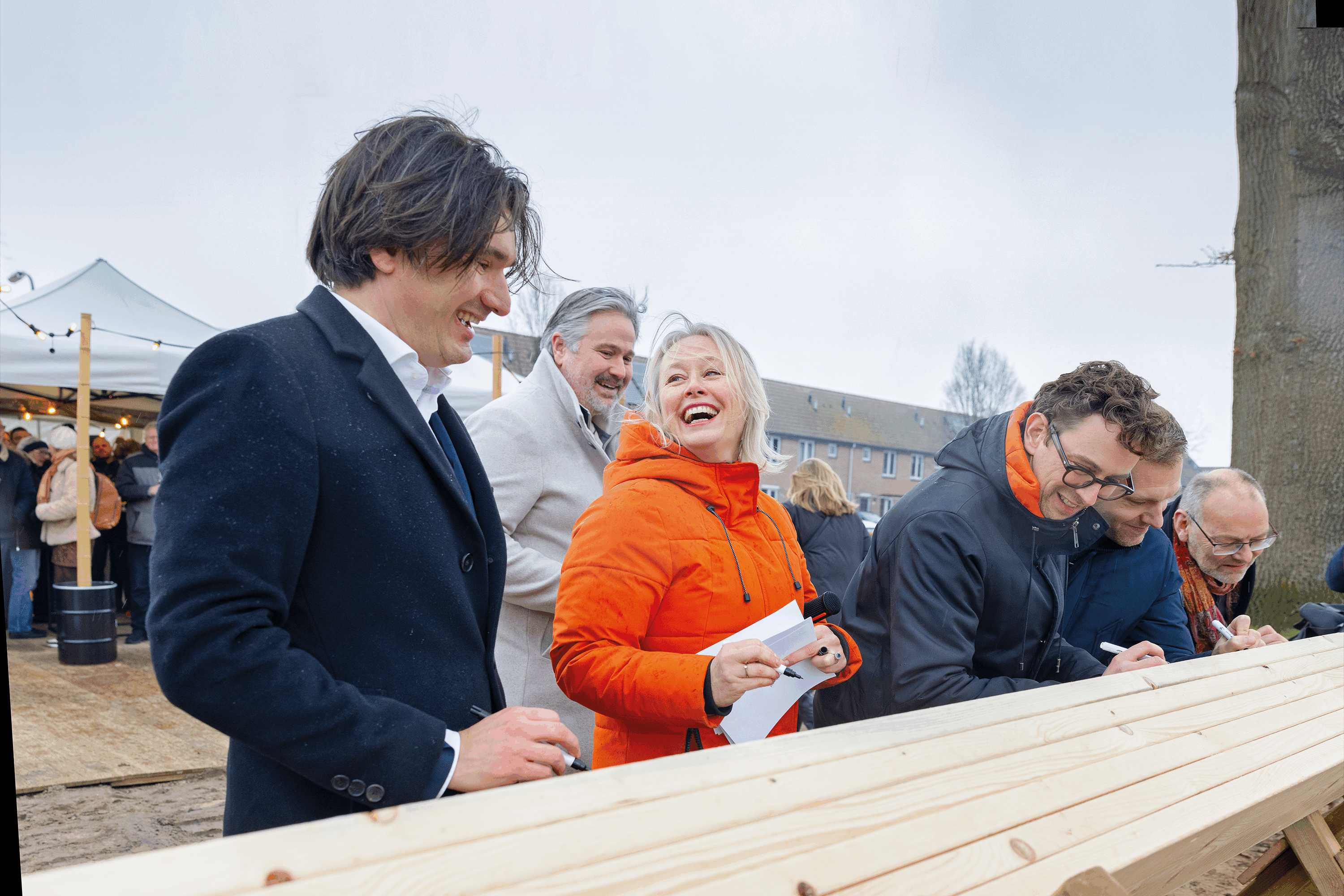 Bouwfeest Elan Wonen project Pasteur