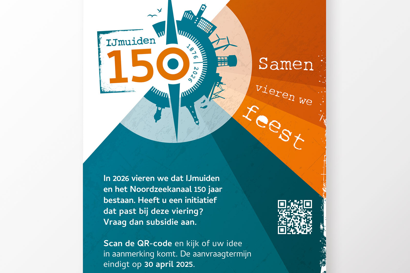 150 jaar ijmuiden poster